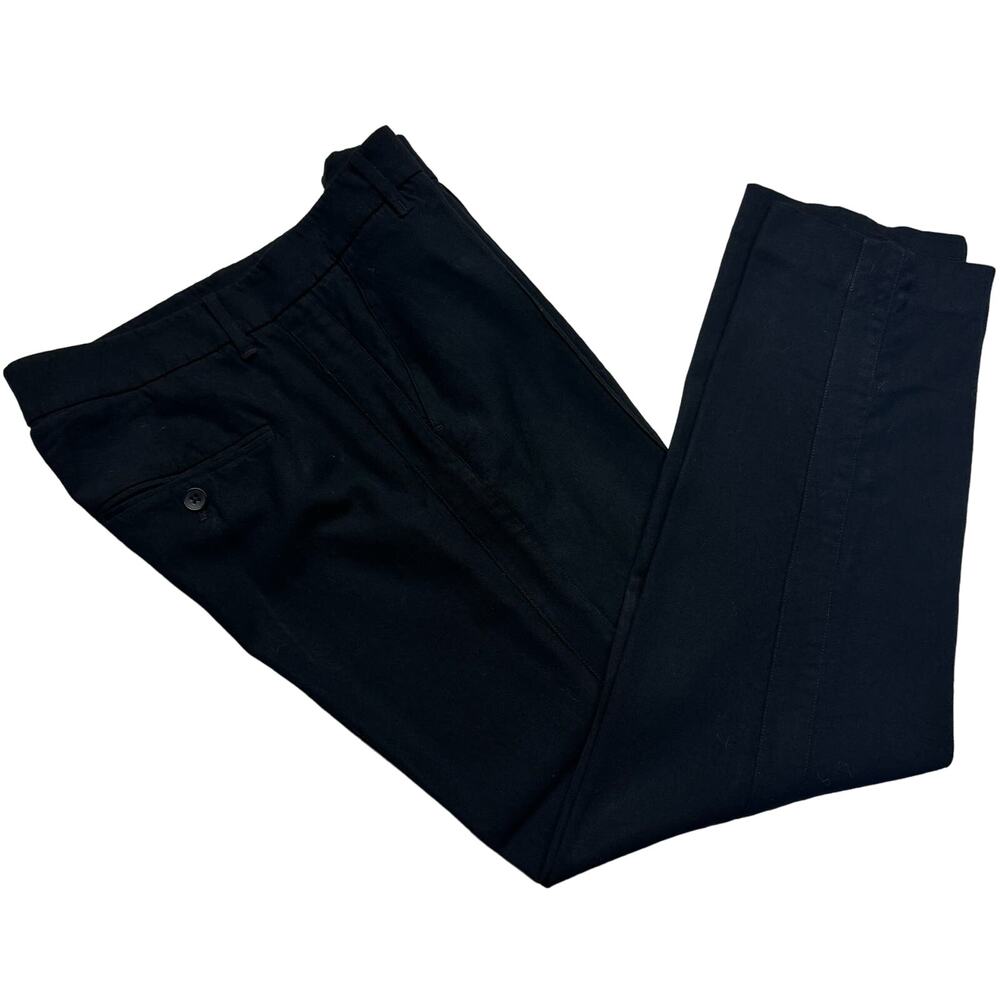 Vince. Front Stitched Seam Viscose Career Pants Trousers Slacks Women 6 Black